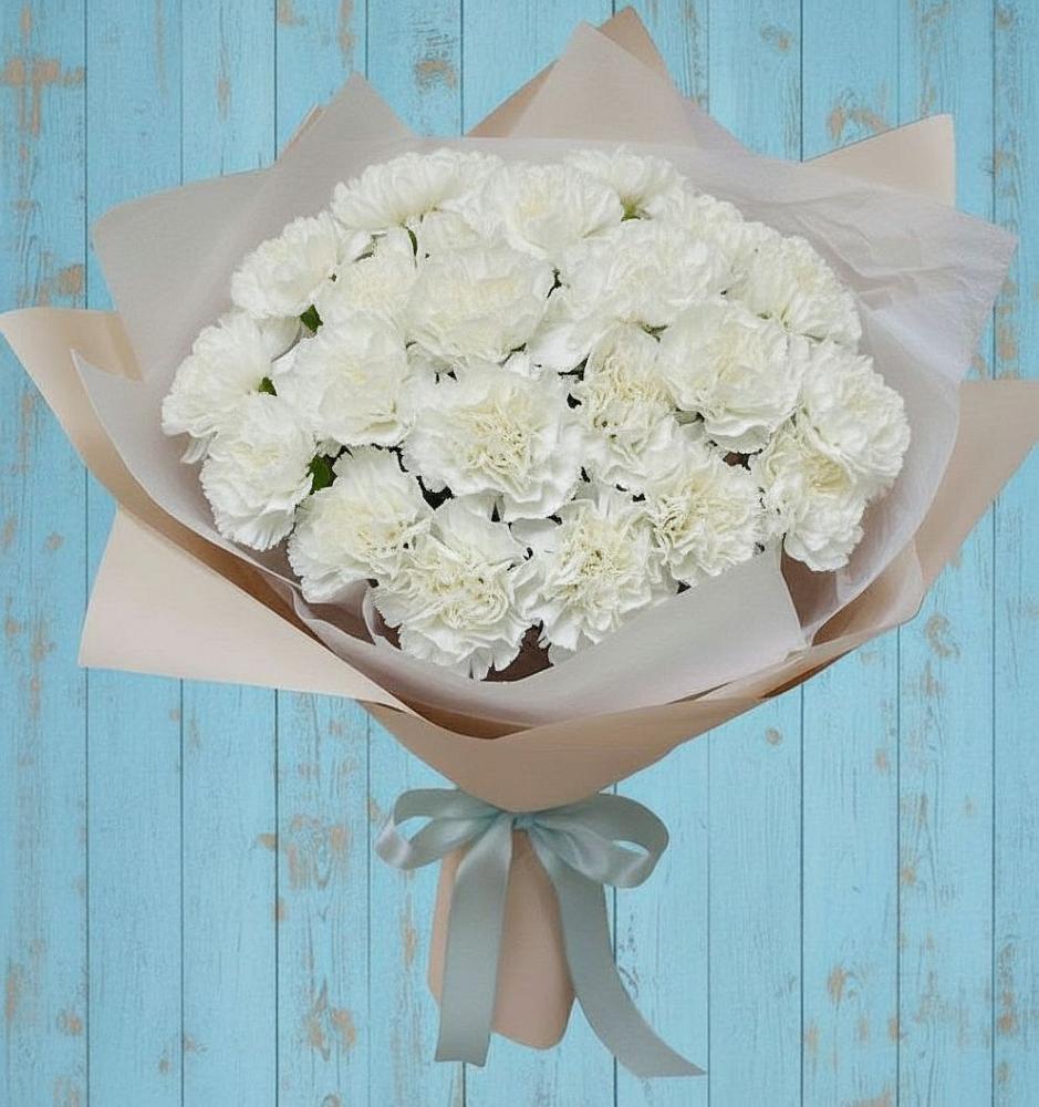 Букет цветов из: Гвоздики в Казанское