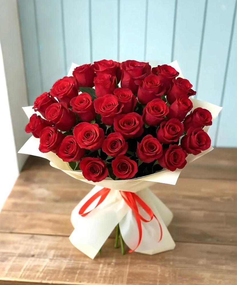 Букет 29 Красных роз в Казанское