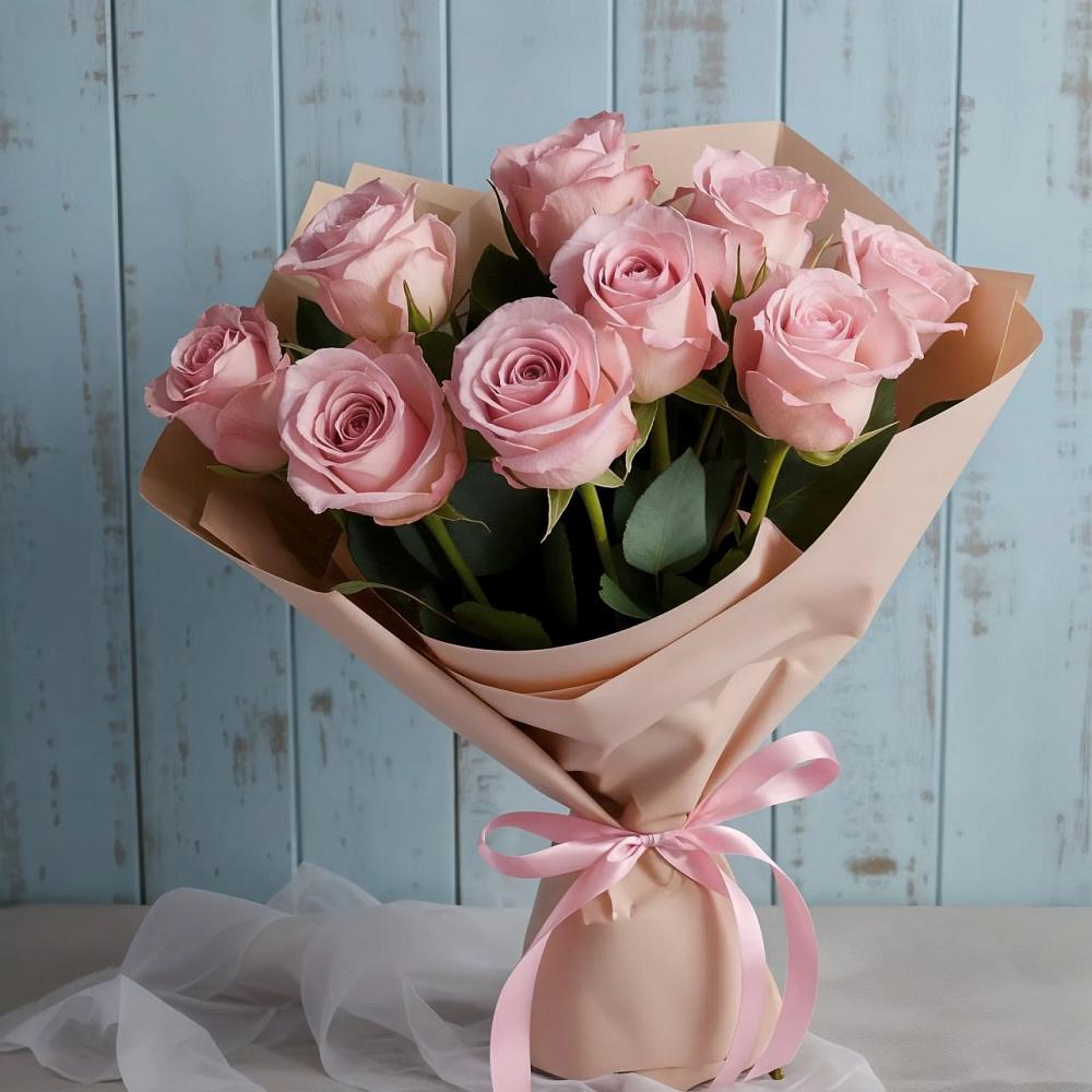 Букет цветов из: Розы в Казанское