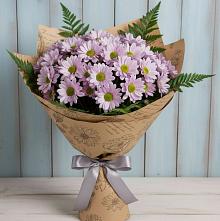 Букет цветов из:  Хризантемы в Казанское