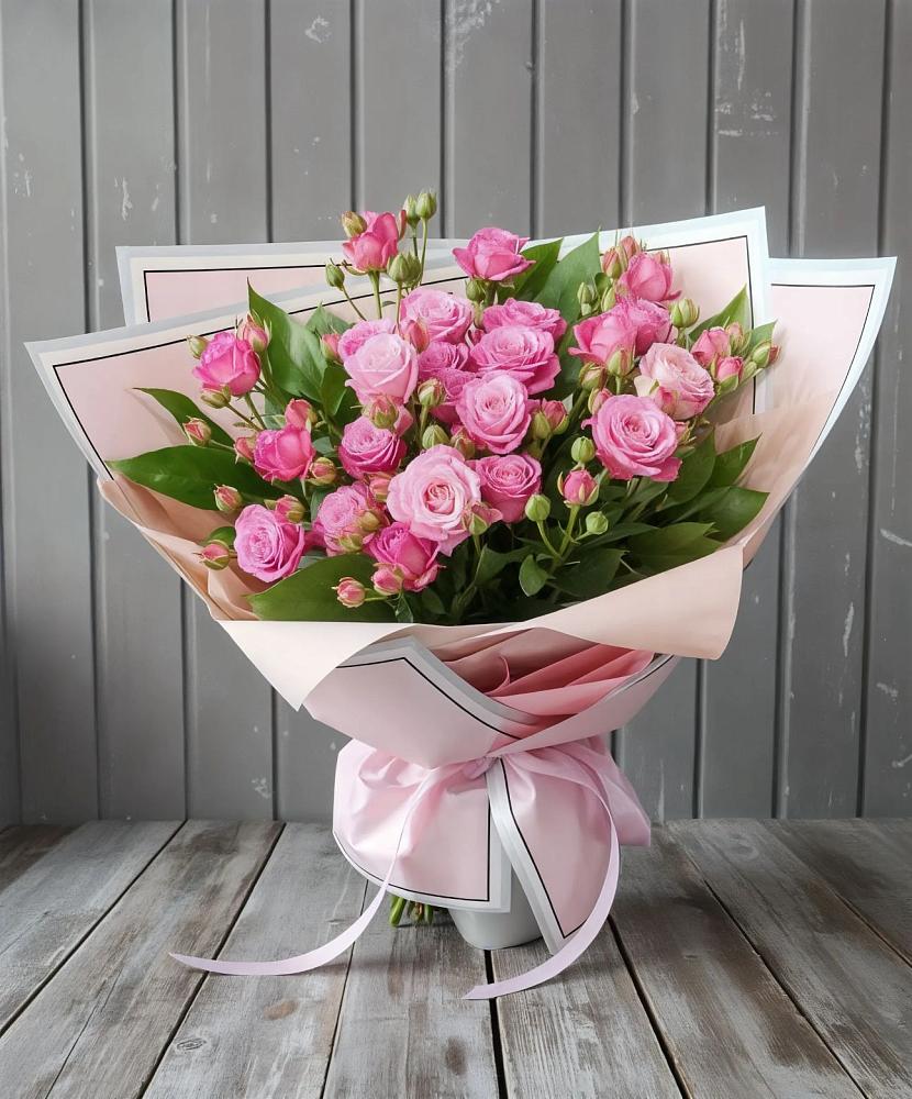 Букет Розовый кустик в Казанское