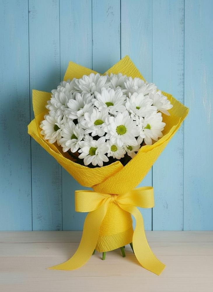 Букет цветов из: Хризантемы в Казанское