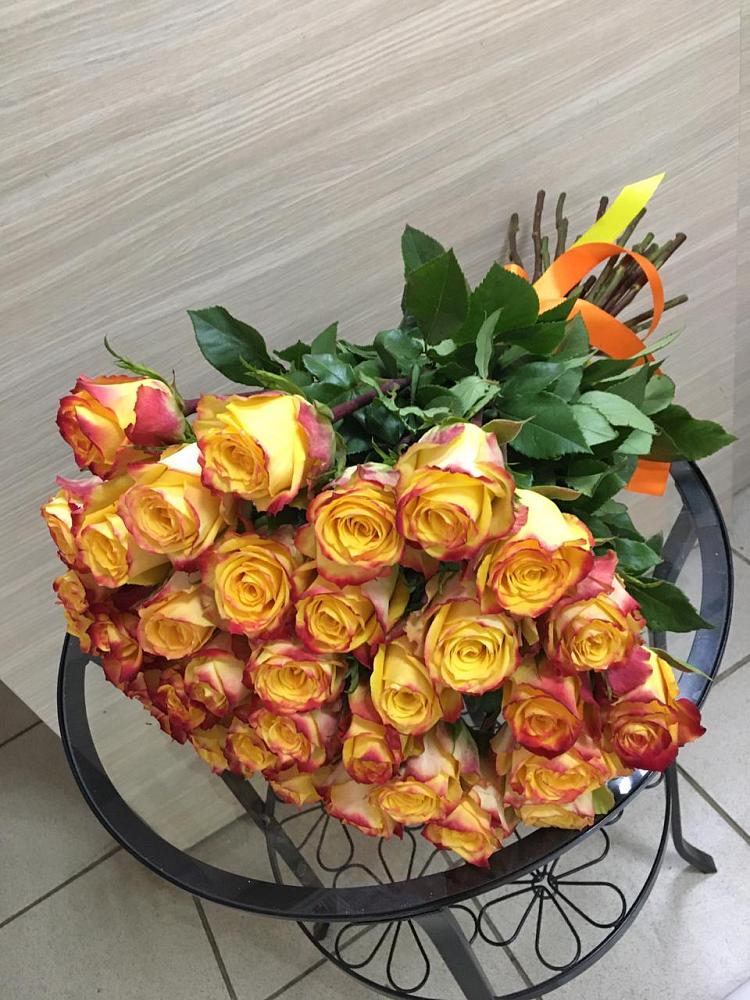 Букет Желтые розы в Казанское