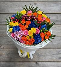 Букет цветов из:  Розы и Хризантемы #REPLACE_PRED# Казанское