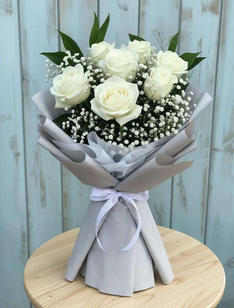 Букет цветов из: Розы в Казанское