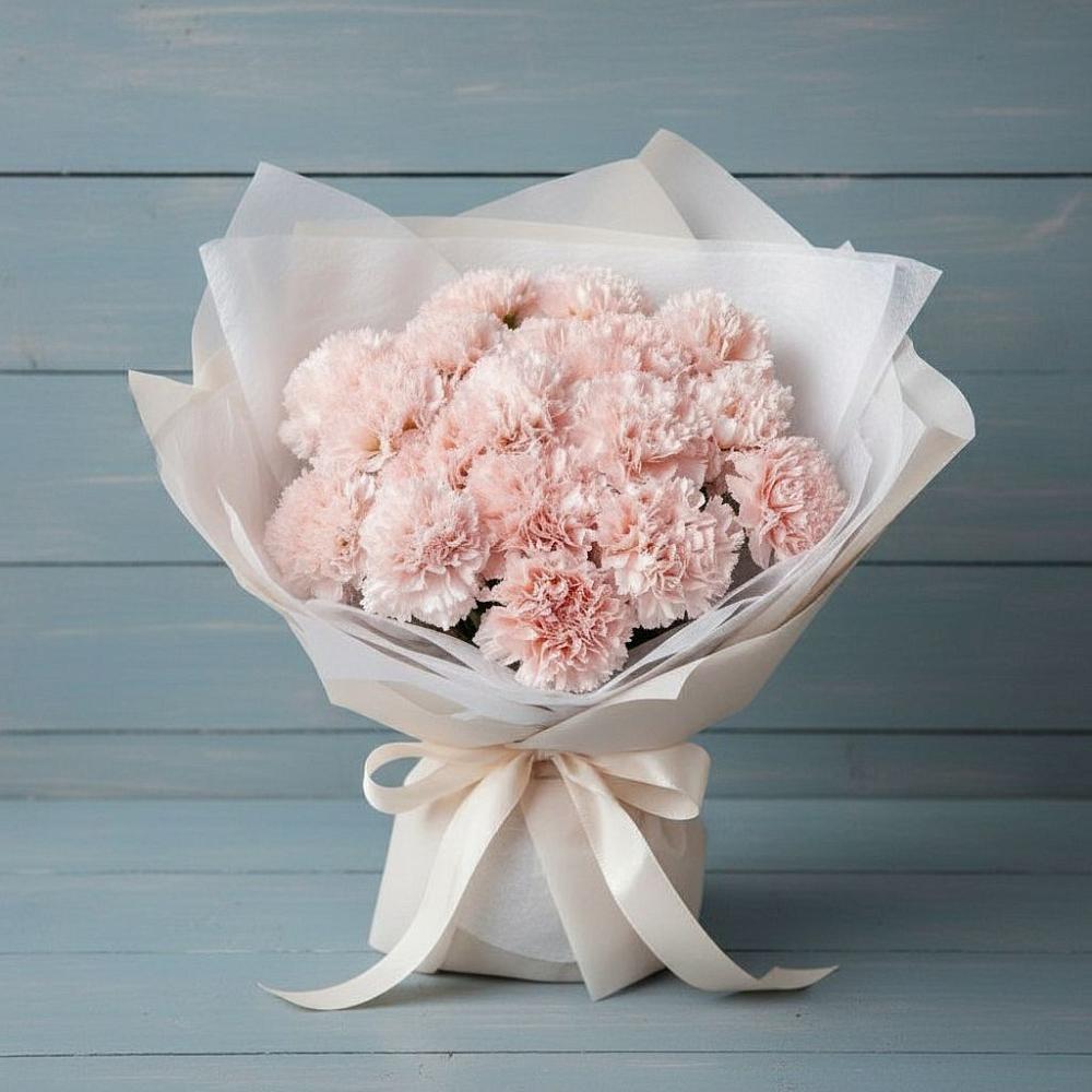 Букет цветов из: Гвоздики в Казанское