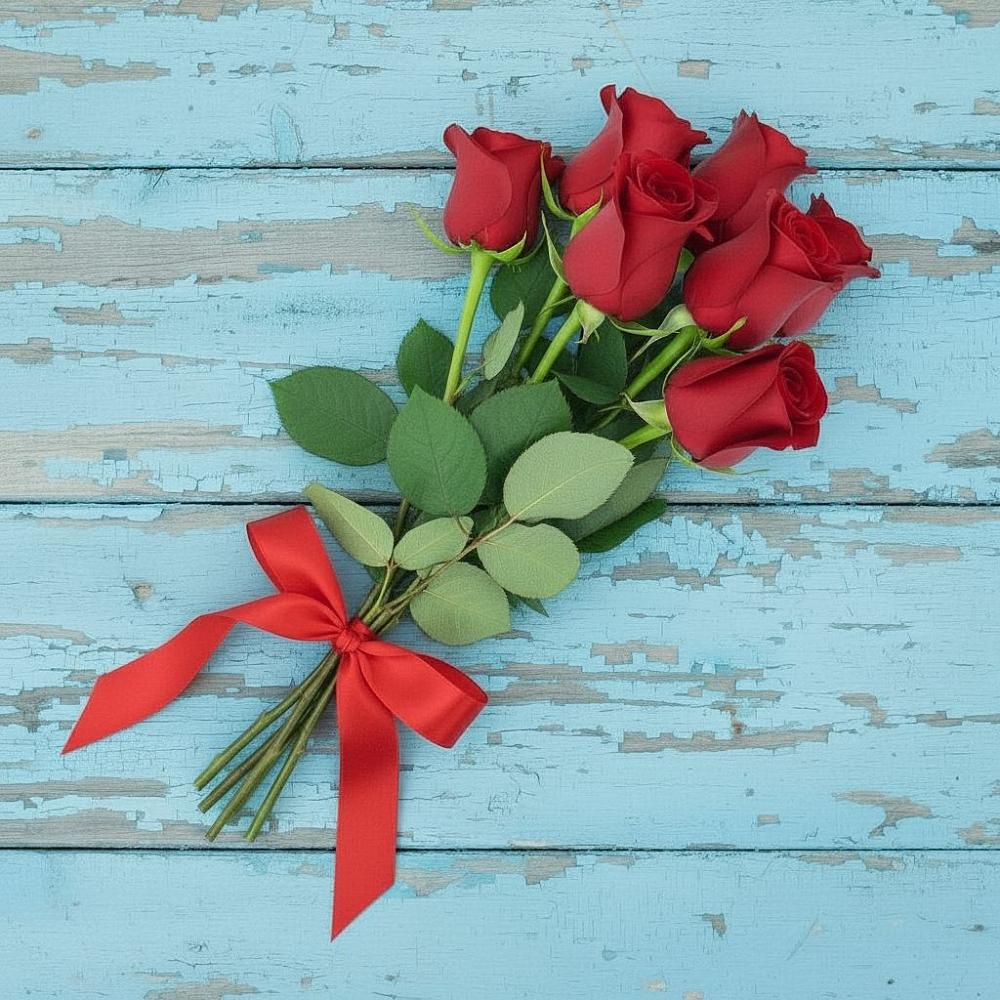 Букет Красные розы в Казанское