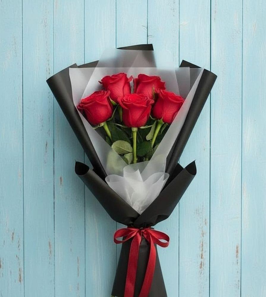 Букет цветов из: Розы в Казанское