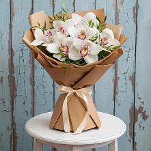 Букет цветов из:  Орхидеи и Розы #REPLACE_PRED# Казанское