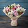 Букет цветов из: Хризантемы, Альстромерии и Розы в Казанское
